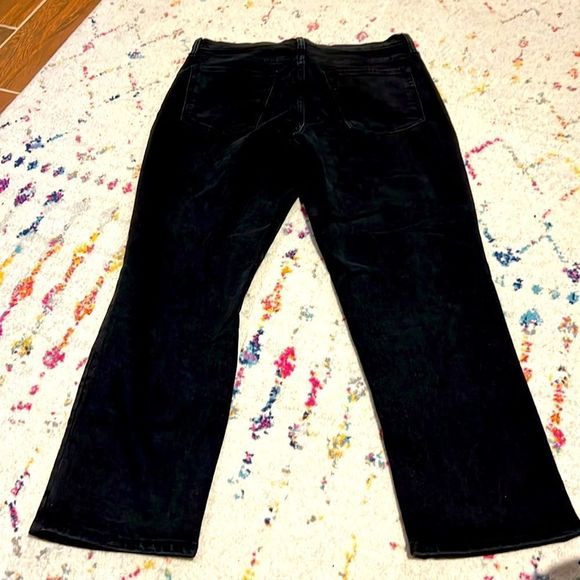 Banana Republic High Rise Straight Leg Black Distressed Jean Size 30 - Picture 2 of 6